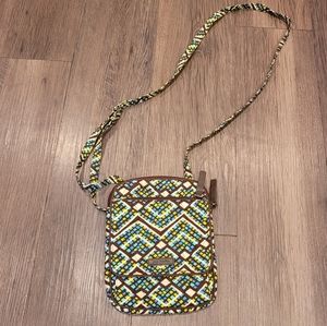 VERA BRADLEY RAIN FOREST MINI-HIPSTER